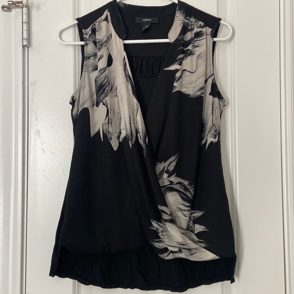 Alfani - Sleeveless Drape Front Blouse